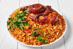 Chicken kabsa - homemade arabian rice