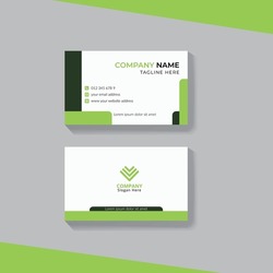 Corporate Modern business card template, luxury visiting card design