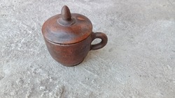 traditional handicrafts drinking glasses from clay