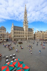 The Grand Place of Brussels in Belgium