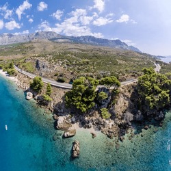Beautiful view of the island of zakynthos, greece