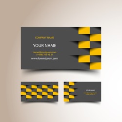 Taxi business card set
