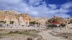 Landscape and Caves of Lomanthang, Upper Mustang