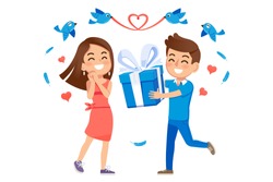 Impressions at a young age. Give gifts to your loved ones at special moments. Make relationships love with Internet technology. (Blue bird is mean email). 