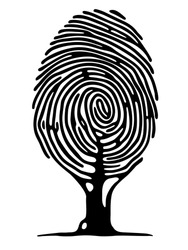 finger print tree. fingerprint tree