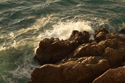 Waves Rocks Sea Ocean Coast