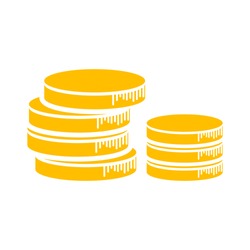 vector money coins icon 