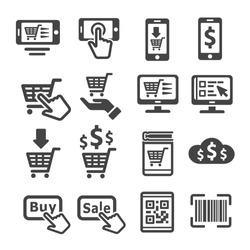 on line shopping,e-commerce icon