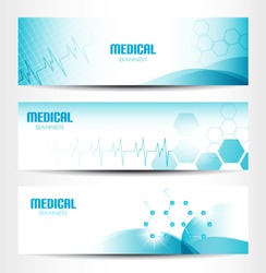 Three Medical Banners For Web Or Print