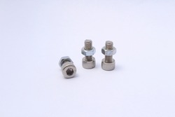 L bolt, Stainless steel bolt with L Lock Head, As a cylindrical round head binder with a 6 hole key.