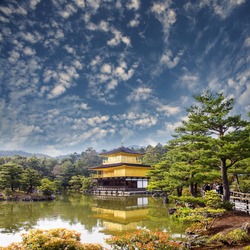 gold temple japan for adv or others purpose use