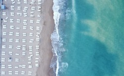 Aerial photo of the Bulgarian seaside