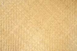 Traditional handcraft weave Thai style pattern nature background texture wicker surface for furniture material
