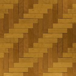 Geometric Victorian floor woodwork pattern