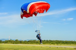 Military parachuting, skydiving sports in Thailand  ,  Parachute Thai military parachuting