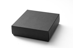 Small black box isolated on white