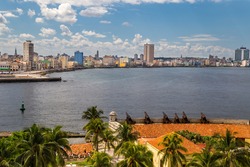 View to Havana from El Morro fort