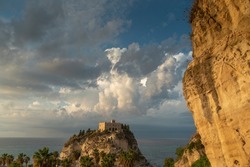 Tropea is a small town on the east coast of Calabria, in southern Italy. It’s known for its clifftop historic center  September 2021. Santa Maria dell’Isola Church.