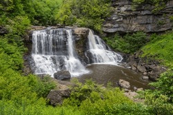 Blackwater Falls, at Blackwater Falls State Park, West Virginia. West Virginia landscape
