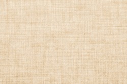 natural vintage beige color linen texture background, grunge canvas cloth abstract