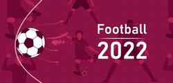 Fifa  football world cup Qatar 2022 background design template