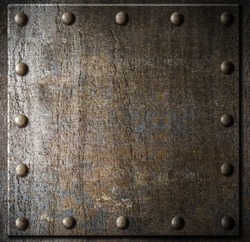 metal background with rivets