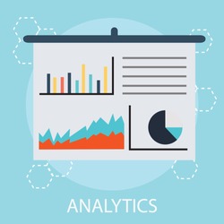 Vector illustration of Data analysis and business information research solution concept with 