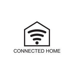 connected home icon , technology icon