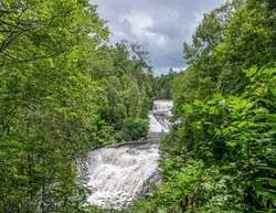 The Triple Falls at DuPont State Recreational Forest in North Carolina. 
