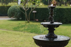 Outdoor water fountain for garden decoration