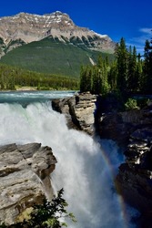 Athabasca Falls in Jasper National Park, Alberta, Canada