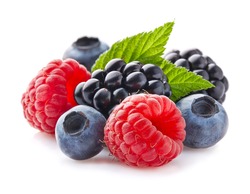 Mix berries with leaf