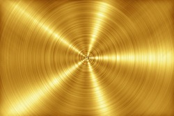 Abstract Gold metal brushed background or texture