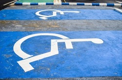 Disability Disabled parking permit Car Park Sign, wheelchair, disability parking sign