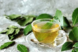 tea from bay leaf. useful hot drink is useful for colds, increases immunity,  has antiviral effect, soothes the nervous system, improves appetite. 