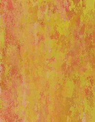 Yellow Orange Paint Splatter Impressionist Background Texture
