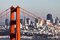 San Francisco Downtown and Golden Gate Bridge