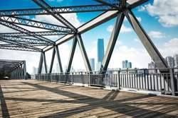 Located in Shanghai, one hundred years ago, the steel bridge