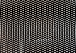 Grey metal mesh grid plain texture.
