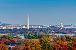 Washington D.C. as seen from the Arlington House.