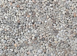 small natural stone texture installed on the courtyard floor