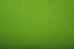 Green fabric texture background. Top view
