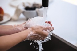 Make it a habit to wash your hands after doing activities both outside and inside the house as a form of caring for health and hygiene to avoid all diseases and viruses