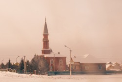 The mosque in the Bashkir settlement