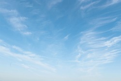 Light white cloud and blue sky background