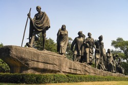 Gandhi statue in India