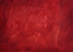 red painted background