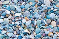 colourful pebble texture