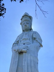 Huge 42 meter tall Buddha Statue - Byakue-Dai Kannon in Takasaki (Jigen-in Temple)
