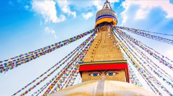 Boudhanath Stupa in Kathmandu valley, Nepal